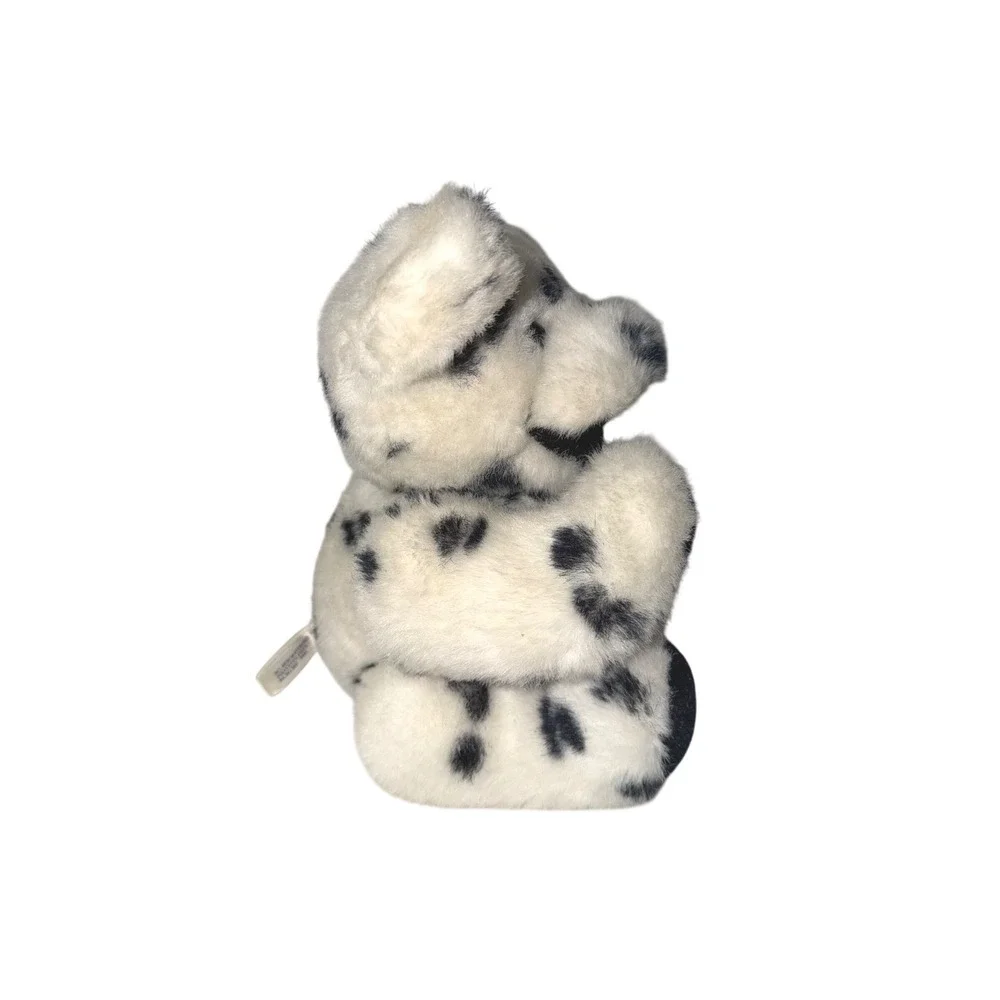 Steven Smith Stuffed Animals Dalmatian Dog Plush White Black Spotted Vintage